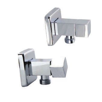 Bathroom Square 1/4 Turn Washing Machine Stop Taps (One Pair)