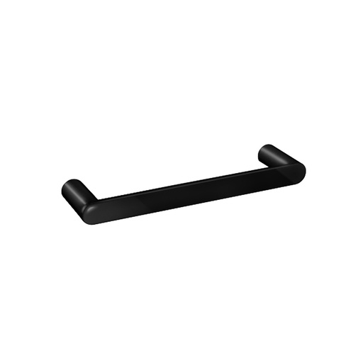 [40962] Bellino High Gloss Black Hand Towel Rail 300mm