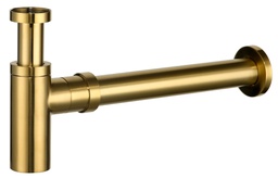 Brass 40mm Bottle Trap Brushed Gold
