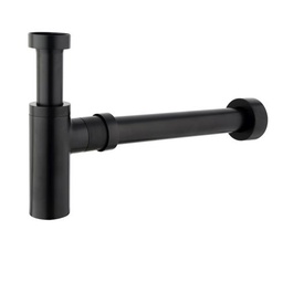 Brass 40mm Bottle Trap Matte Black