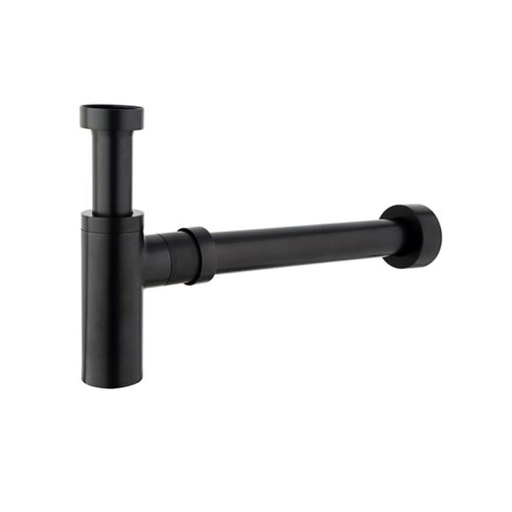 Brass 40mm bottle trap Matte Black