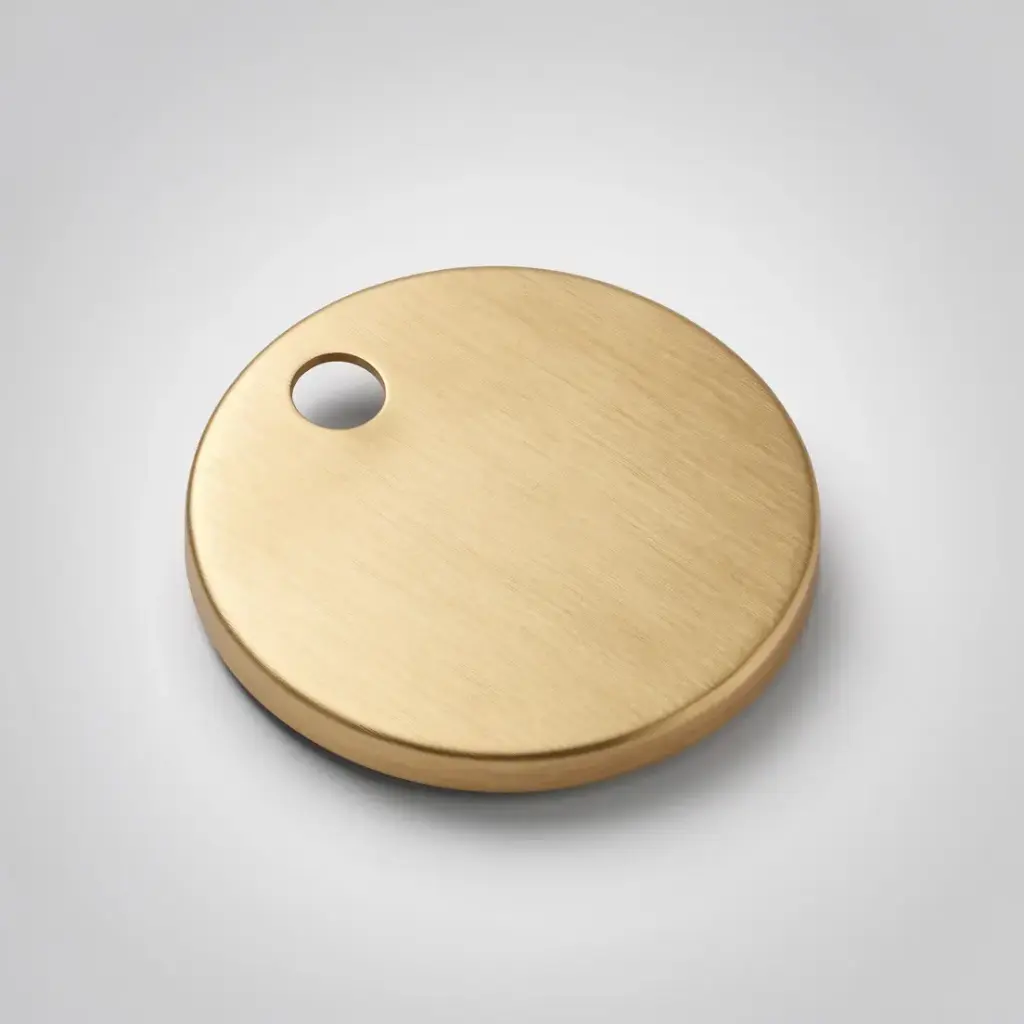 Brushed Gold Hinge Cover In Pair