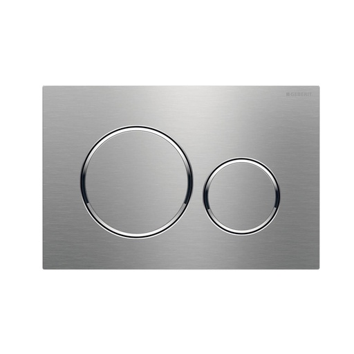 Brushed Stainless Stele with Chrome Trim