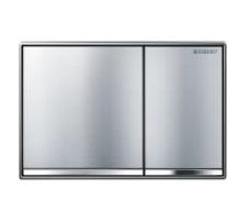 Brushed chrome, chrome trim