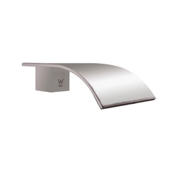 Casa Brushed Nickel Waterfall Bathtub/Basin Wall Spout