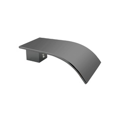 Casa Gun Metal Grey Waterfall Bathtub/Basin Wall Spout