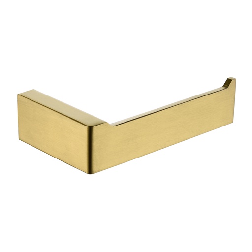 [41024] Cavallo Brushed Yellow Gold Square Toilet Roll Holder