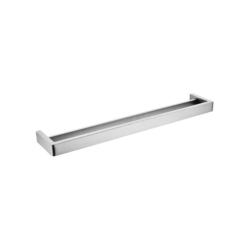 [40983] Cavallo Chrome Square Double Towel Rail 600mm