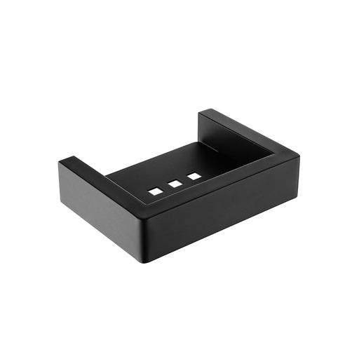 [41008] Cavallo Matte Black Soap Dish Holder