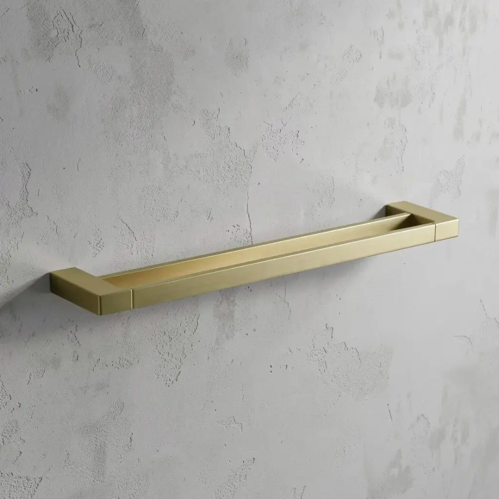 Ceram Double Towel Rail 800 mm(Brushed Gold)