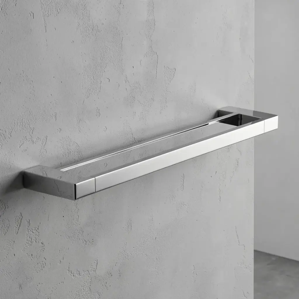 Ceram Double Towel Rail 800 mm(Chrome)