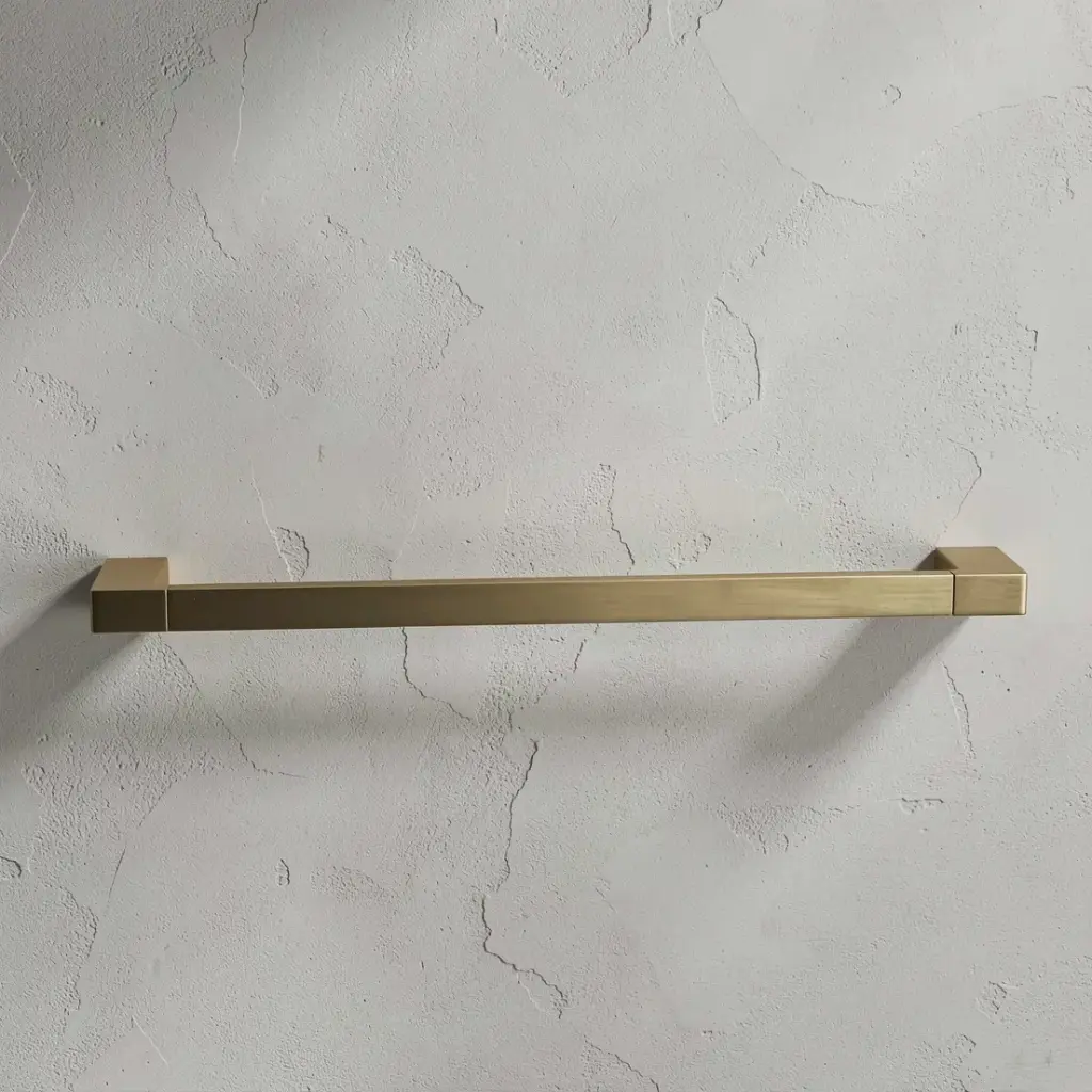 Ceram Single Towel Rail 600 mm(Brushed Gold)