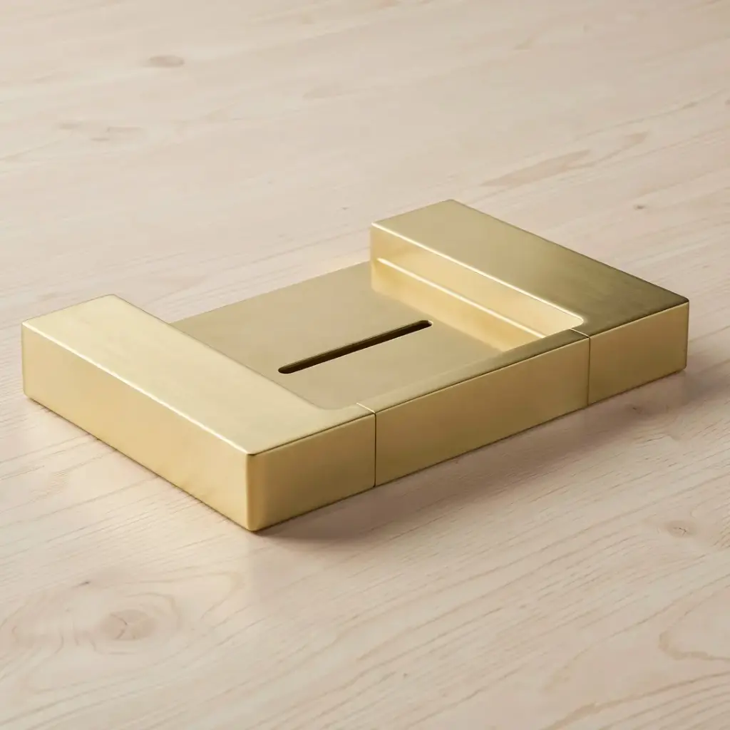 Ceram Soap Holder(Brushed Gold)