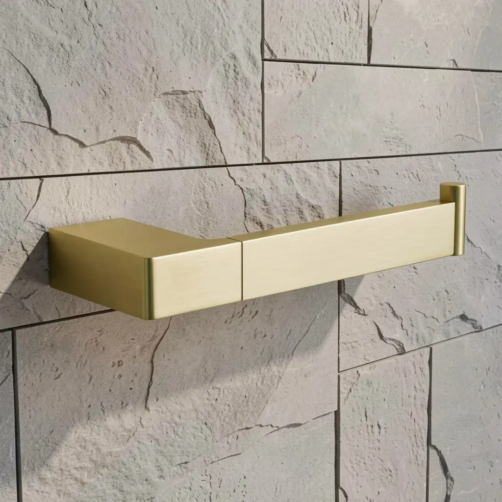 Ceram Toilet Roll Holder(Brushed Gold)