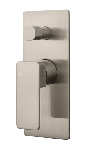 Ceram Wall Mixer with Diverter(Brushed Nickel)