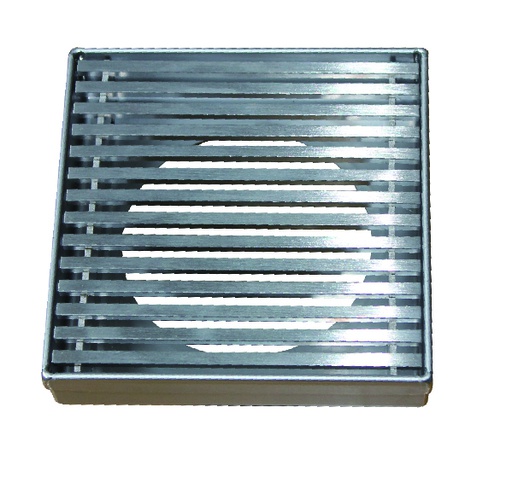 Chrome Grate 80mm Outlet 110*110mm Floor Waste