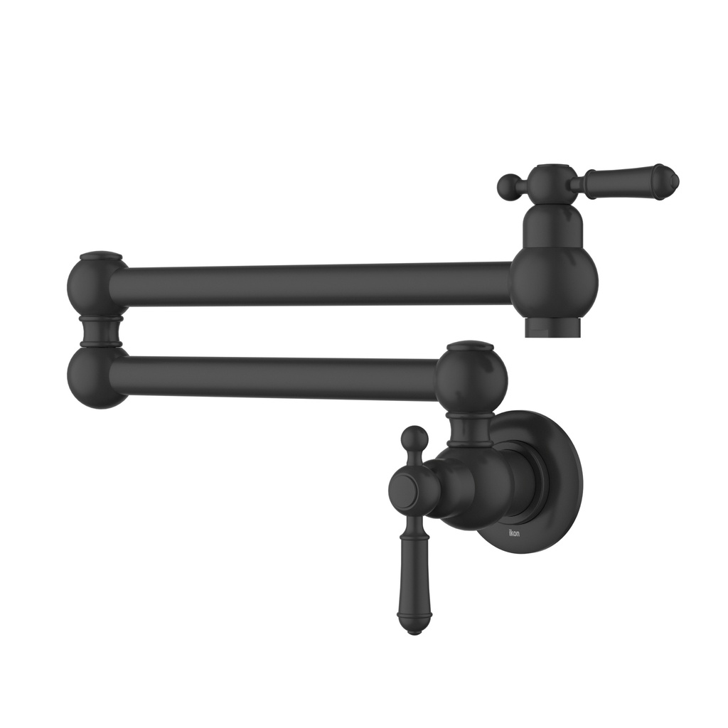 Clasico Kitchen Pot Filler Matt Black Lead Free