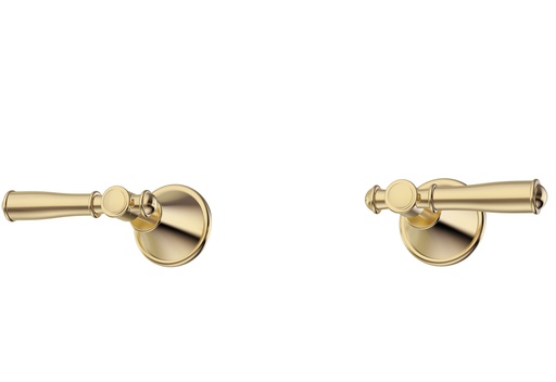 [44301] Clasico Wall Top Assemblies Brushed Gold Lead Free