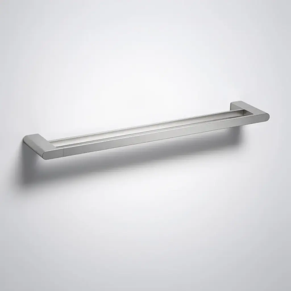 Cora  Double Towel Rail 600mm Brushed Nickel