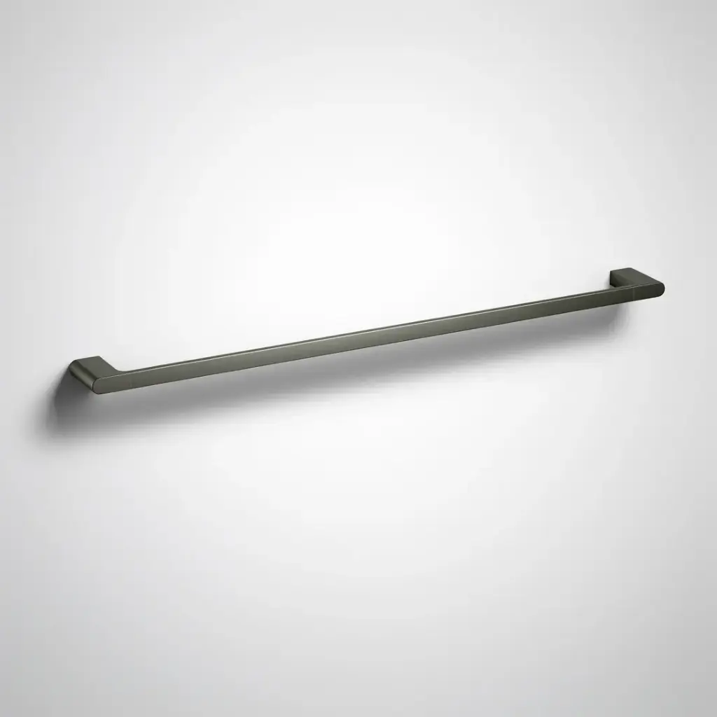 Cora  Single Towel Rail 800mm Gun Metal