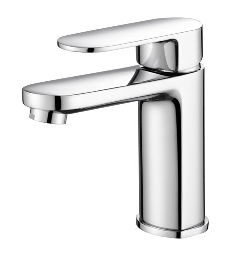 Cora Ellipse Handle Chrome Basin Mixer Lead Free