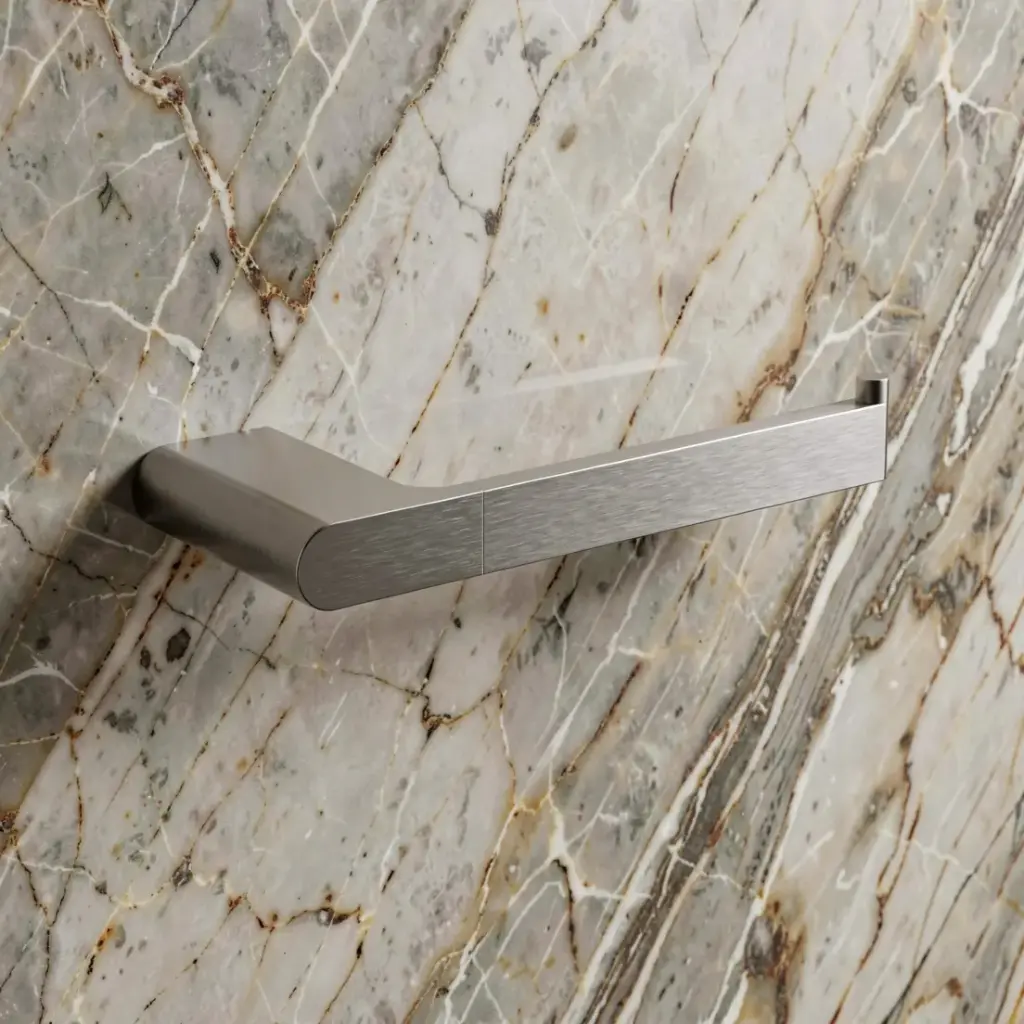 Cora Toilet Roll Holder Brushed Nickel