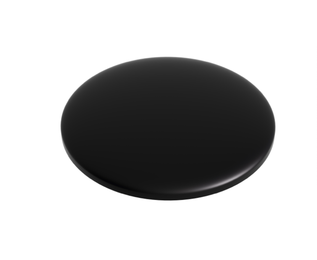 [55535] Diameter:68mm Matte Black Solid Surface Basin Pop-Up Waste Cap