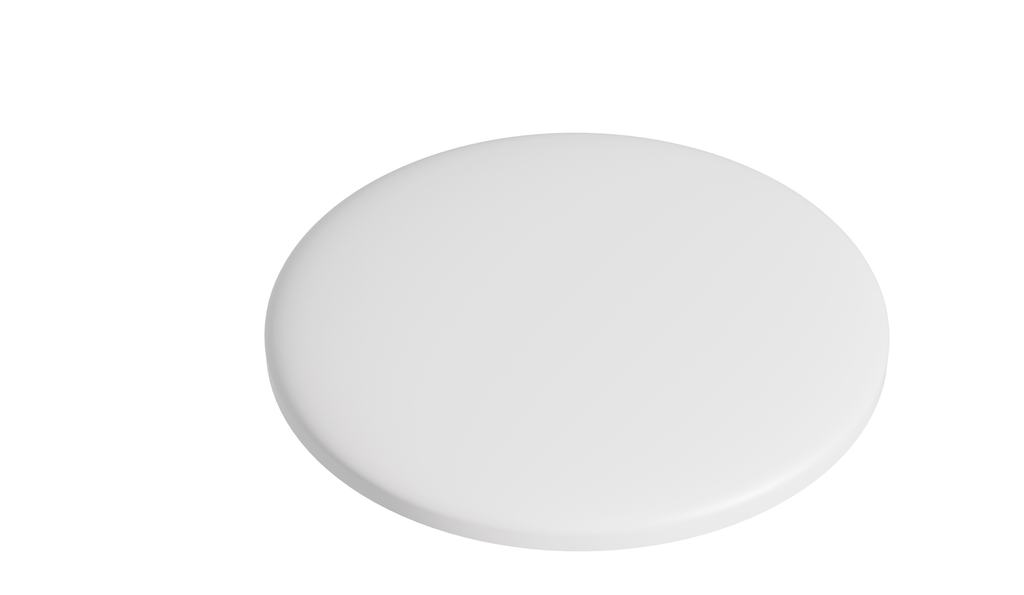 [55533] Diameter:68mm Matte White Solid Surface Basin Pop-Up Waste Cap