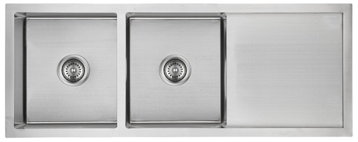 Eden Double Bowl & Single Drainer Sink 1160 x 450 x 208mm(304 Stainless Steel)