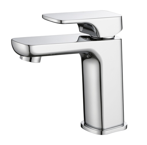 Eden Round Cornered Rectangle Handle Basin Mixer Lead Free