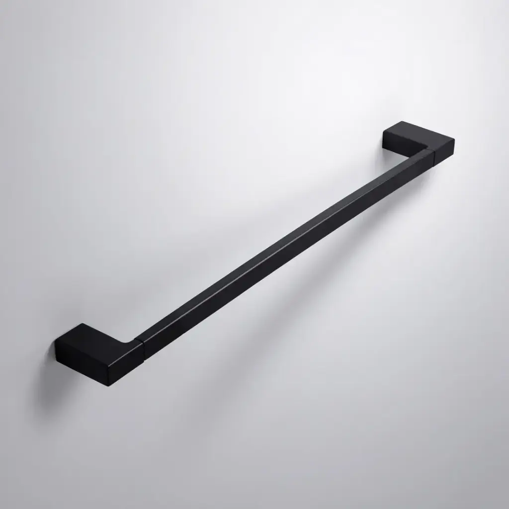 Eden Single Towel Rail 600 mm(Matt Black)