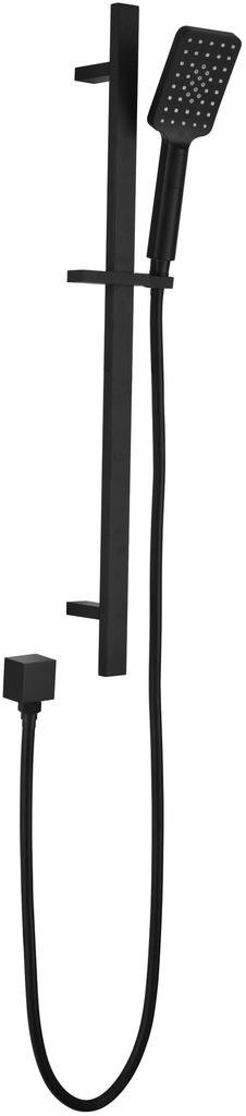 [44073] Eden Square Sliding Shower Set(Matt Black)