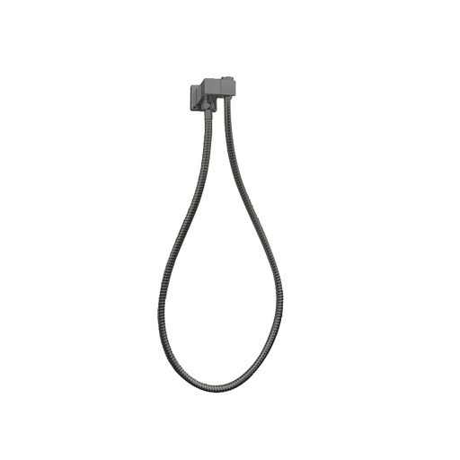 Esperia Gun Metal Grey Shower Holder & Connector