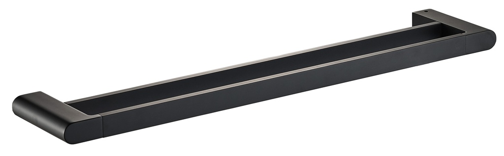 Flores Double Towel Rail 600 mm(Matt Black)