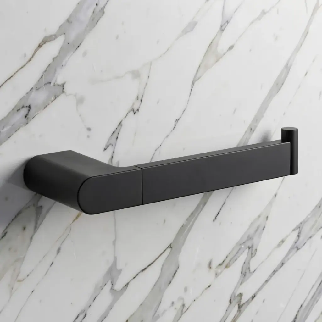 Flores Toilet Roll Holder(Matt Black)