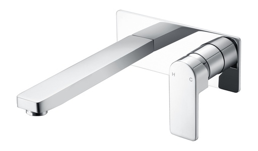 Flores Wall Basin Mixer(Chrome)