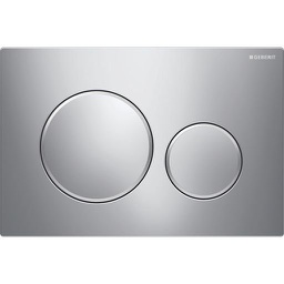 Geberit Sigma20 Chrome Plate With Chrome Trim