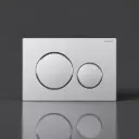 Geberit Sigma20 Matt Chrome Plate With Chrome Trim