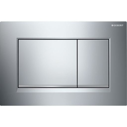 [50215] Geberit Sigma30 Chrome Plate With Matt Chrome Trim