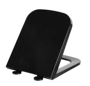 Gloss Black Toilet Seat Cover