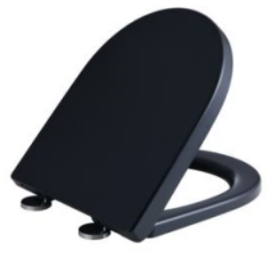 Gloss Black Toilet Seat Cover