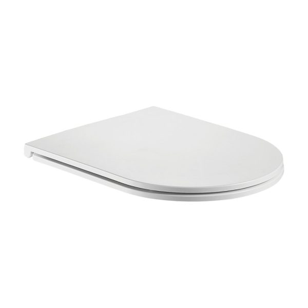[50375] Gloss White Slim Uf Seat Compatible With Hani,Pani,Vera,Moi,Toi,Zara99,Zara66,Raul99, Raul66