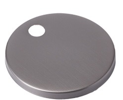 Gum Metal Hinge Cover In Pair