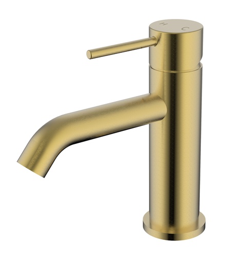 Hali Brushed Gold Basin Mixer Lead Free