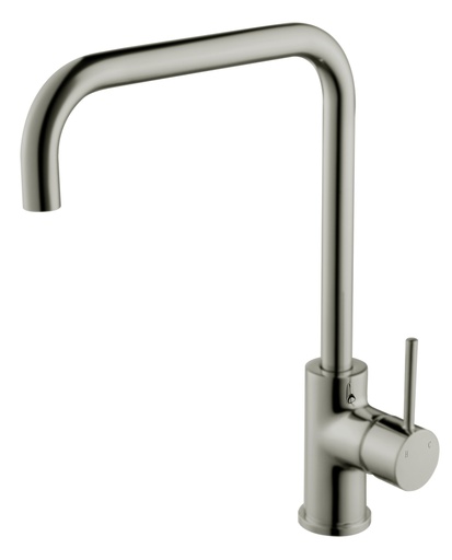 Hali Brushed Nickel Square Neck Sink Mixer Lead Free