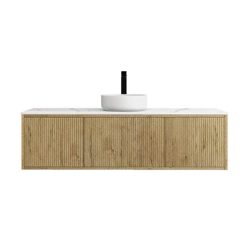 1500mm Kiama Prime OakMiddle Door Wall Hung Vanity