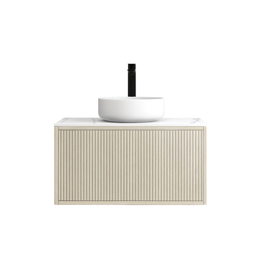 Kiama 750mm Coastal Oak One Drawer Wall Hung Vanity