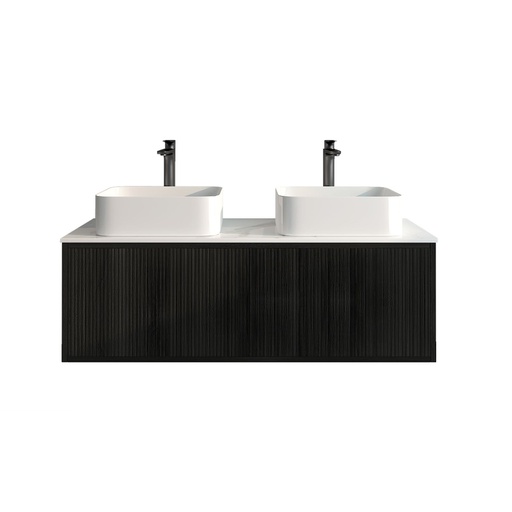 Kiama Slim 1200mm Bottega Oak One Right Drawer One Left Door Narrow Wall Hung Vanity