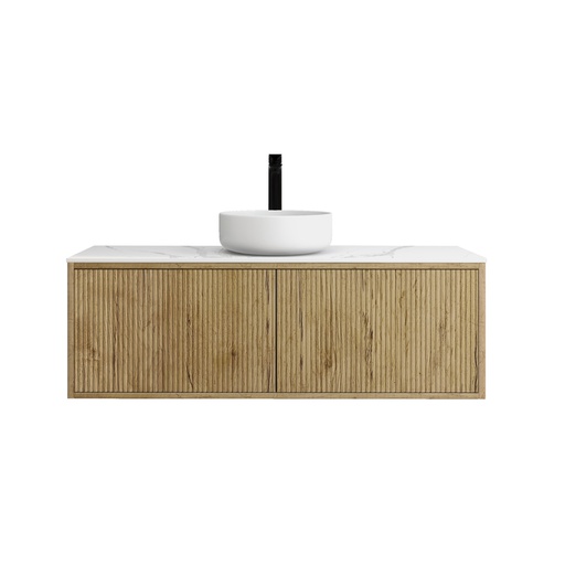 Kiama Slim 1190Lx386Dx380Hmm Prime Oak 1L/DW 1R/DR Narrow Wall Hung Vanity