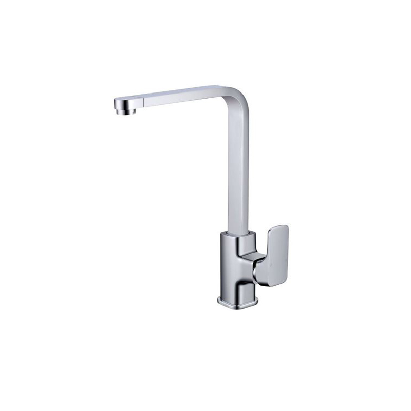 Kompakt Eckig Chrome Sink Mixer